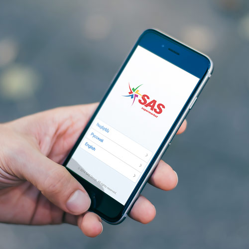 Mobile iOS application for Sas.am shop
